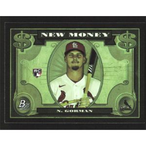 2023 Bowman Platinum New Money #NM-6 Nolan Gorman