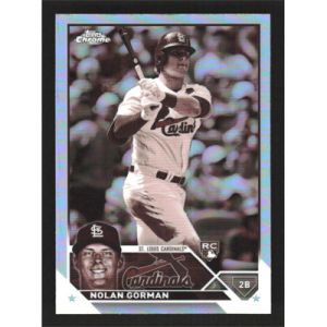 2023 Topps Chrome Sepia Refractors #192 Nolan Gorman