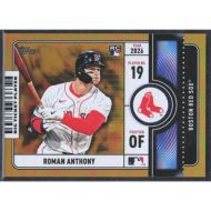 2026 Topps Big Ticket Players Gold Foil #BTP-23 Roman Anthony