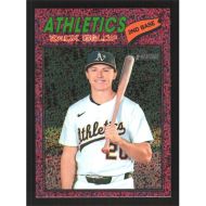 2026 Topps Heritage Chrome Burgundy Refractors #186 Zack Gelof
