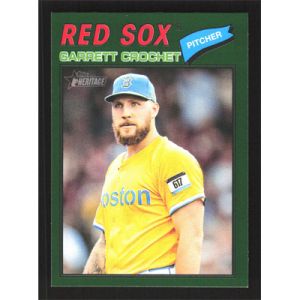 2026 Topps Heritage Dark Green #23 Garrett Crochet