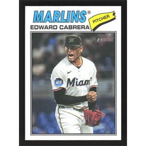 2026 Topps Heritage #169 Edward Cabrera