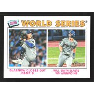 2026 Topps Heritage #312 T. Glasnow/W. Smith World Series - Error - SP