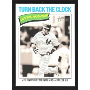 2026 Topps Heritage #334 Carlos Beltran Turn Back the Clock SP