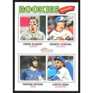2026 Topps Heritage #388 D. Gilbert/K. Corona/T. Peters/J. Dean Rookies - SP
