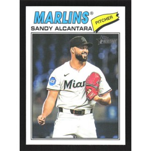 2026 Topps Heritage #76 Sandy Alcantara