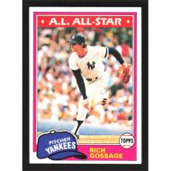 1981 Topps #460 Rich Gossage All-Star