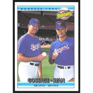 1992 Donruss #555 R. Gossage/N. Ryan Highlights