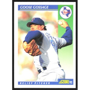 1992 Score #538 Goose Gossage