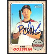 2017 Topps Heritage #135 Phil Gosselin Autographed