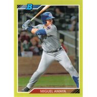2020 Bowman Heritage Chrome Prospects Yellow Refractor #92CP-MA Miguel Amaya