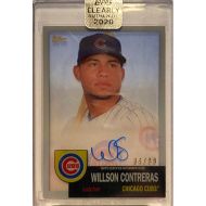2020 Topps Clearly Authentic 53 Reimagining Autographs #RA-WC Willson Contreras
