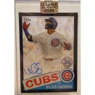 2020 Topps Clearly Authentic 85 Autographs Black #TBA-WCO Willson Contreras