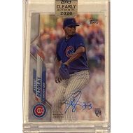 2020 Topps Clearly Authentic Autographs #CCA-AA Adbert Alzolay