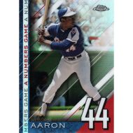 2020 Topps Chrome Update A Numbers Game #NGC-25 Hank Aaron