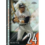2020 Topps Chrome Update A Numbers Game #NCG-18 Willie Mays