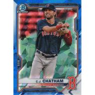 2021 Bowman Chrome Sapphire Prospects #BCP-113 C.J. Chatham