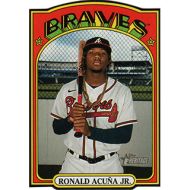 2021 Topps Heritage 72 Die Cuts #72DC-9 Ronald Acuna Jr.