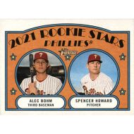 2021 Topps Heritage #11 A. Bohm/S. Howard Rookie Stars