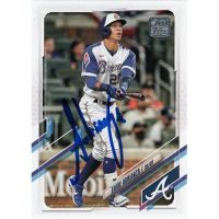 2021 Topps Update #US223 Ehire Adrianza Autographed