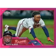 2023 Topps Chrome Pink Refractor #196 Ozzie Albies