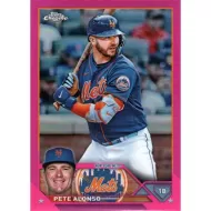 2023 Topps Chrome Pink Refractor #75 Pete Alonso