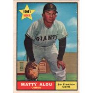 1961 Topps #327 Matty Alou