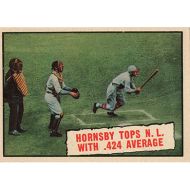 1961 Topps #404 Rogers Hornsby