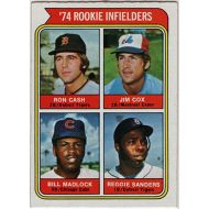 1974 Topps #600 R. Cash/J. Cox/B. Madlock/R. Sanders