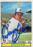 1979 Topps #184 Darrel Chaney Autographed