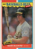 1987 Fleer Baseballs Best Sluggers #26 Mark McGwire 