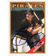 1988 Topps #478 Sid Bream Autographed