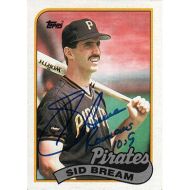 1989 Topps #126 Sid Bream Autographed