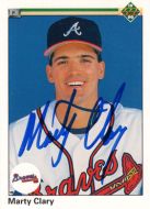 1990 Upper Deck #779 Marty Clary Autographed