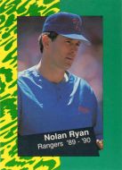 1991 Classic Nolan Ryan #9 Rangers 89-90 