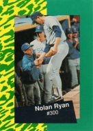 1991 Classic Nolan Ryan #10 300 Wins/COA 