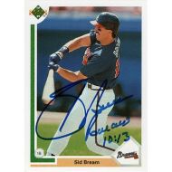 1991 Upper Deck #710 Sid Bream Autographed