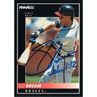 1992 Pinnacle #446 Sid Bream Autographed