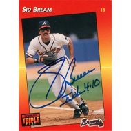 1992 Triple Play #258 Sid Bream Autographed