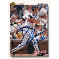 1992 Upper Deck #495 Sid Bream Autographed