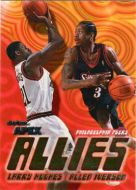 1999-00 SkyBox APEX Allies #5 L.Hughes/A.Iverson Basketball Card 