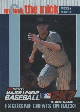 2007 Topps Unlock the Mick #4 Mickey Mantle 