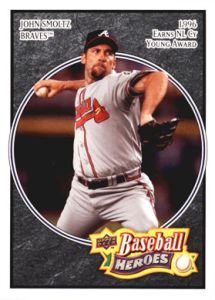 2008 Upper Deck Baseball Heroes Black #7 John Smoltz