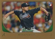 2011 Bowman Gold #204 Brandon Beachy 