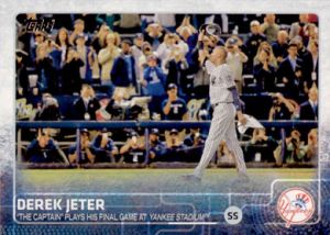 2015 Topps #319 Derek Jeter Baseball Highlights Checklist