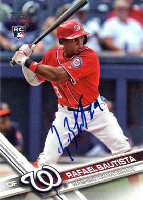 2017 Topps Update #US16 Rafael Bautista Autographed
