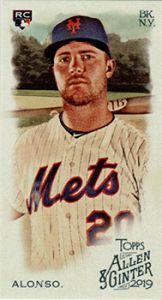 2019 Topps Allen & Ginter Mini A & G Back #182 Pete Alonso