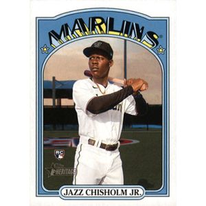 2021 Topps Heritage #665 Jazz Chisholm Jr.