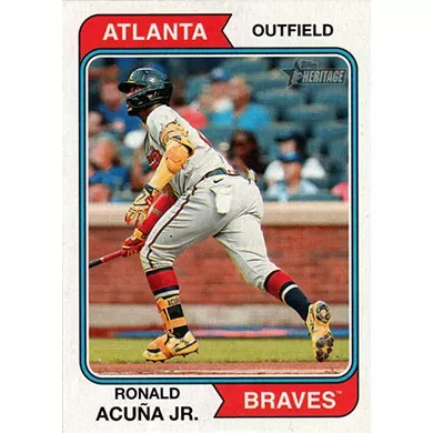 2023 Topps Heritage #183 Ronald Acuna Jr.