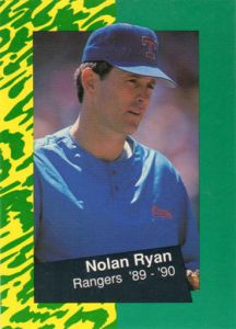 1991 Classic Nolan Ryan #9 Rangers 89-90 